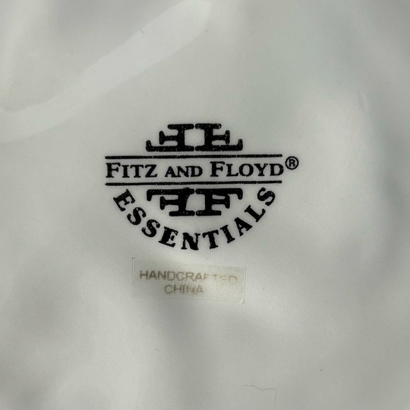 Vintage Fitz and Floyd Bunny Canape Plate Easter Set Of 2 - Picture 3 of 6